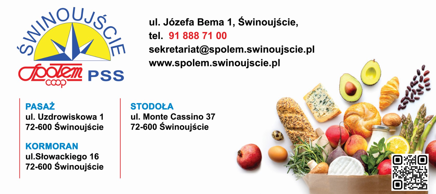 sklepy spożywcze ŚWINOUJŚCIE